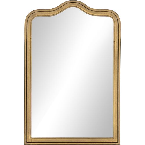 Isabella Wall Mirror, Antique Brass~P111116565