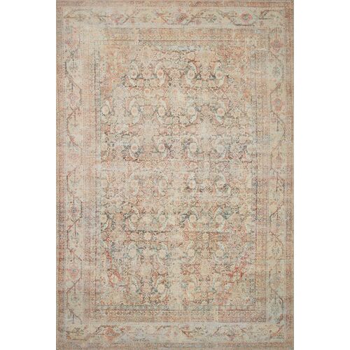 Loloi II Adrian Collection Natural / Apricot 5'-0" x 7'-6" Area Rug