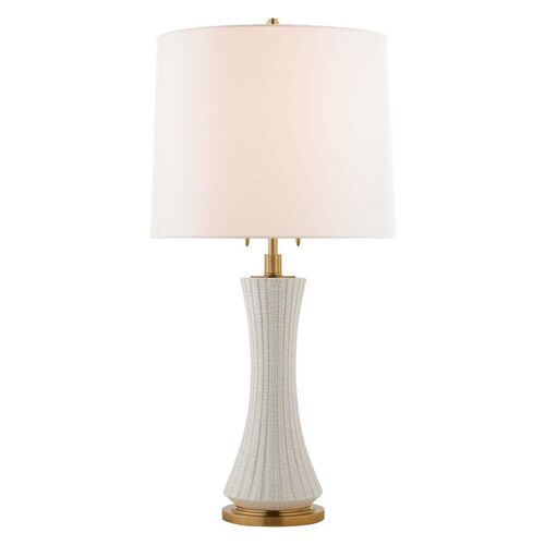 Elena Table Lamp, White Crackle~P77520382