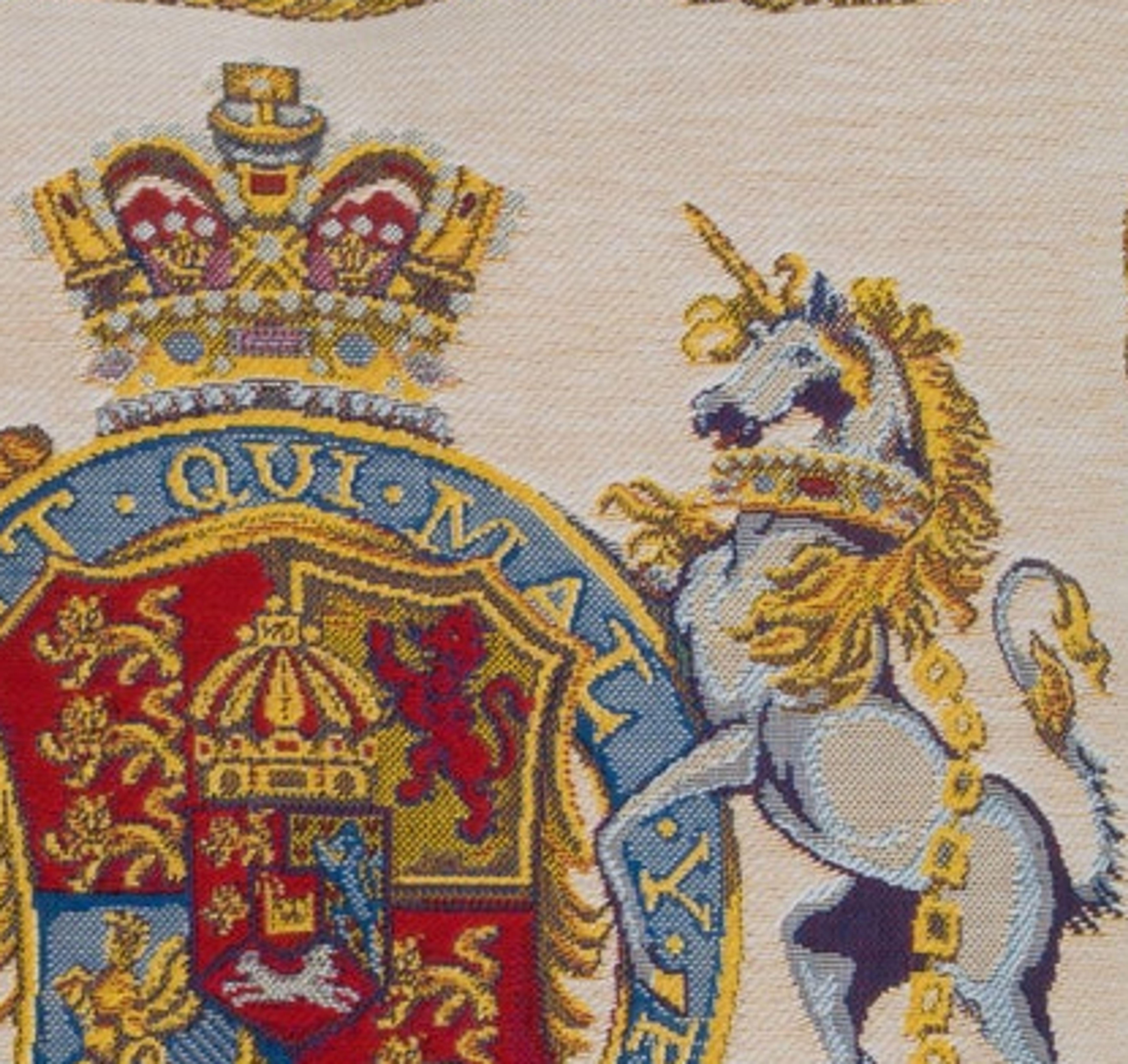 British Royal Coat of Arms Pillow~P77694627
