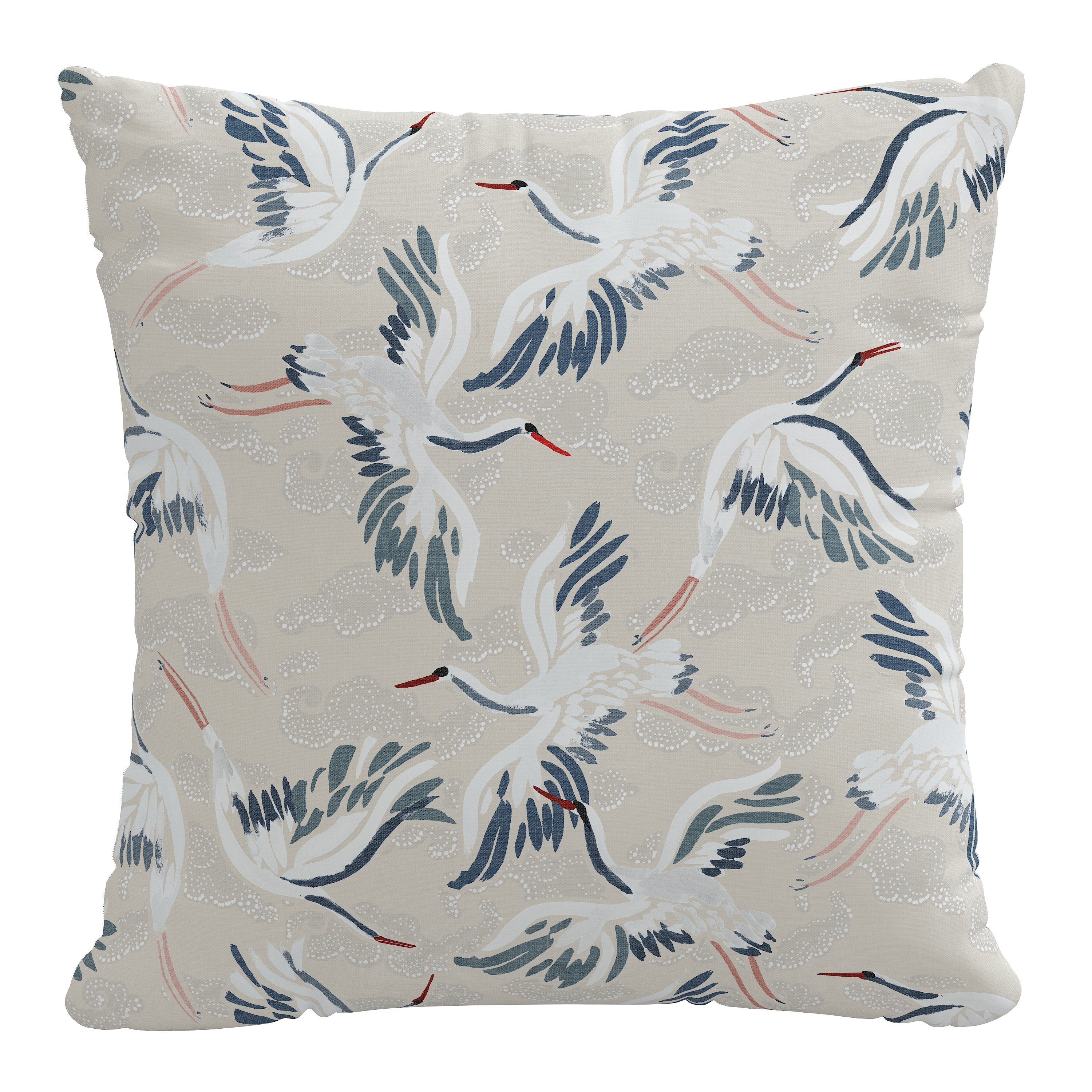 Floating Cranes 20x20 Pillow | One Kings Lane