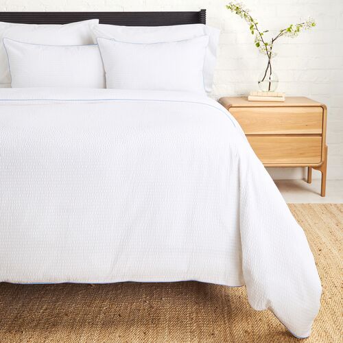 Emily Seersucker Cotton Duvet Set