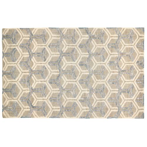 Tala Handwoven Jute Rug, Blue Tala Handwoven Jute Rug, Blue
