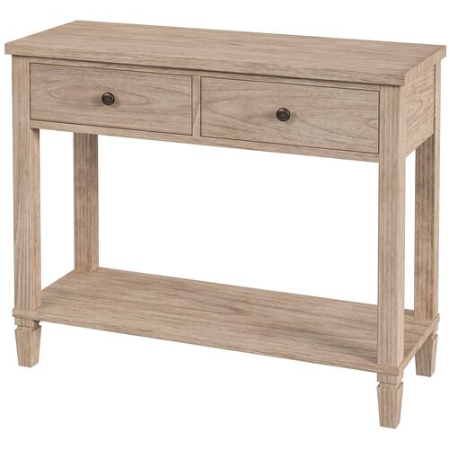 Myrtle 2-Drawer 36" Console Table, Desert Sand
