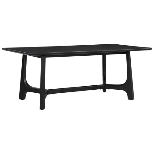 Andrea Rectangular Dining Table, Black