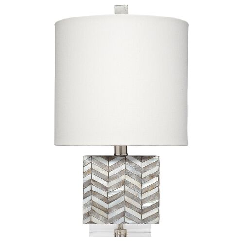 Garbo Mother of Pearl Table Lamp