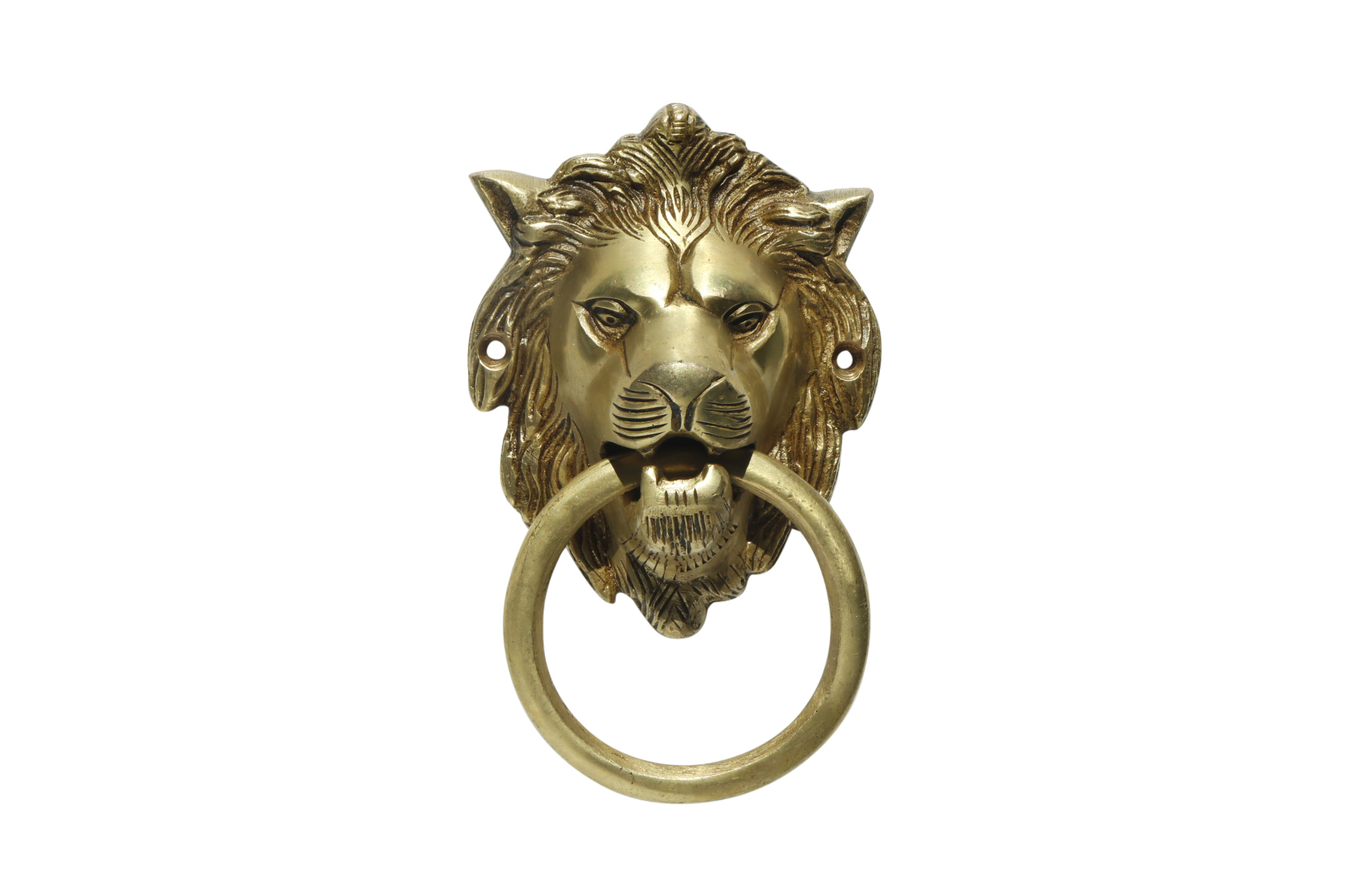 Brass Lion's Head Door Knocker~P77615097