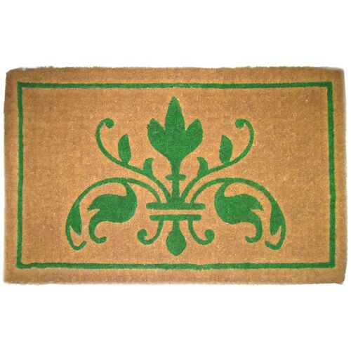 Green Insignia Doormat, Green