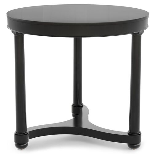 Gwendolen Lacquer Side Table, Black~P77488557