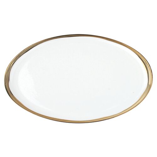 14" Dauville Oval Platter, Gold~P77018510