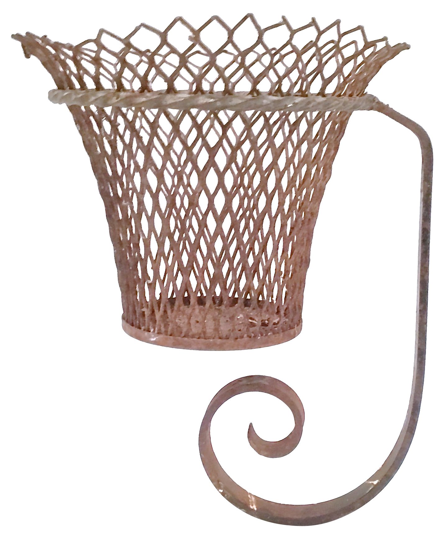 Antique French Wire Wall-Mount Cachepot~P77465014