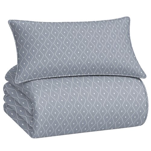 Dashiell Diamonds Coverlet & Sham Set Dashiell Diamonds Coverlet & Sham Set