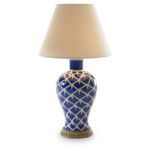 Chicken Feather Table Lamp, Blue~P77232400