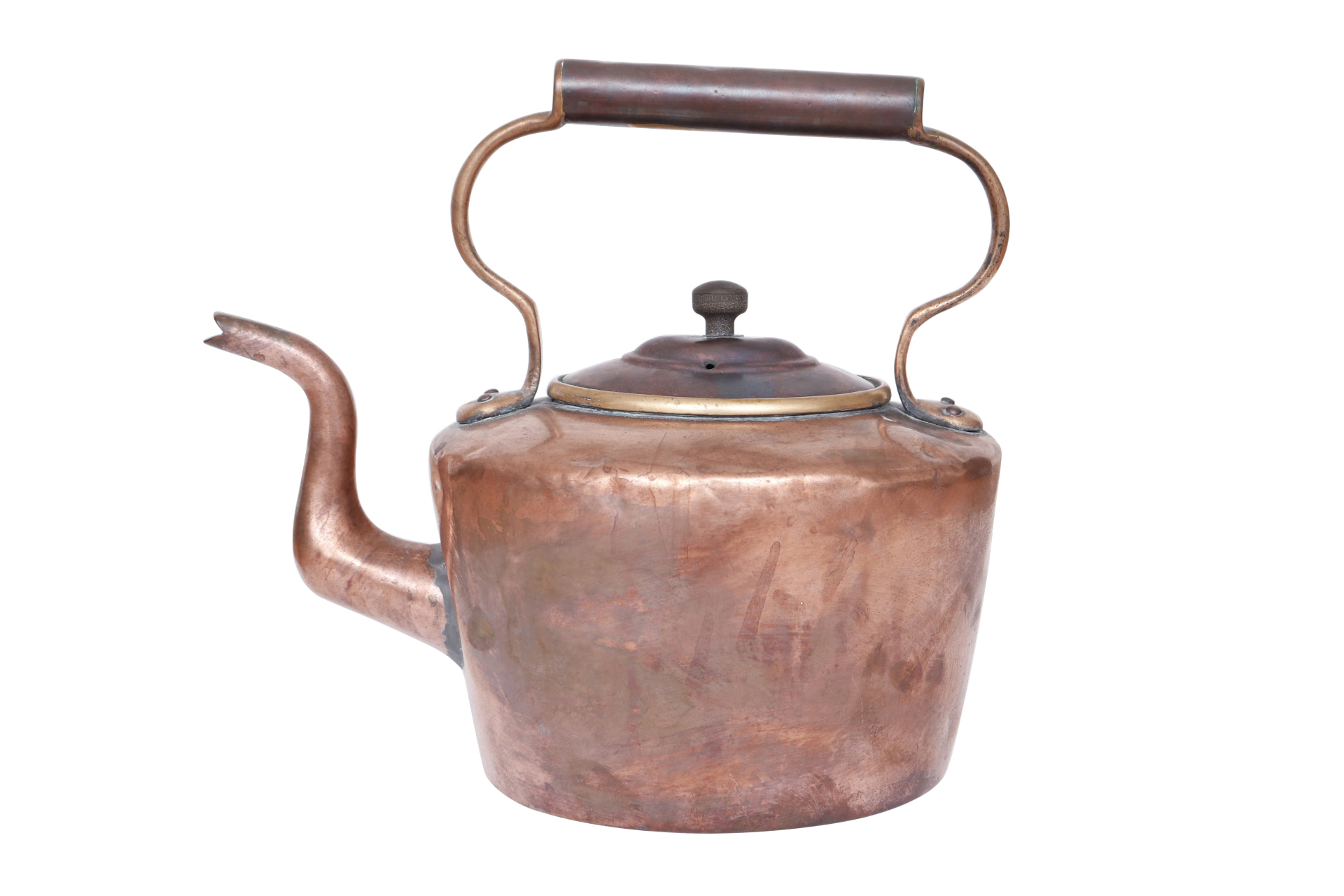 Bronze & Copper Plated Kettle~P77665181
