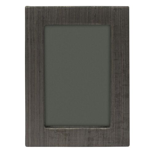 4x6 Banana Silk Picture Frame, Pewter~P77640723