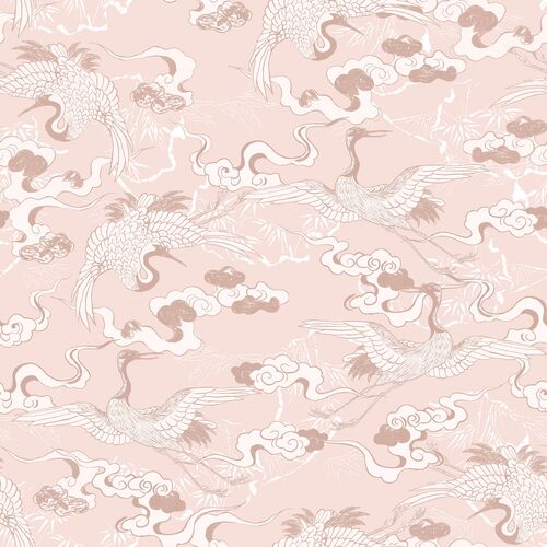 Yuki Osada, Floating Dreamy Cranes Wallpaper