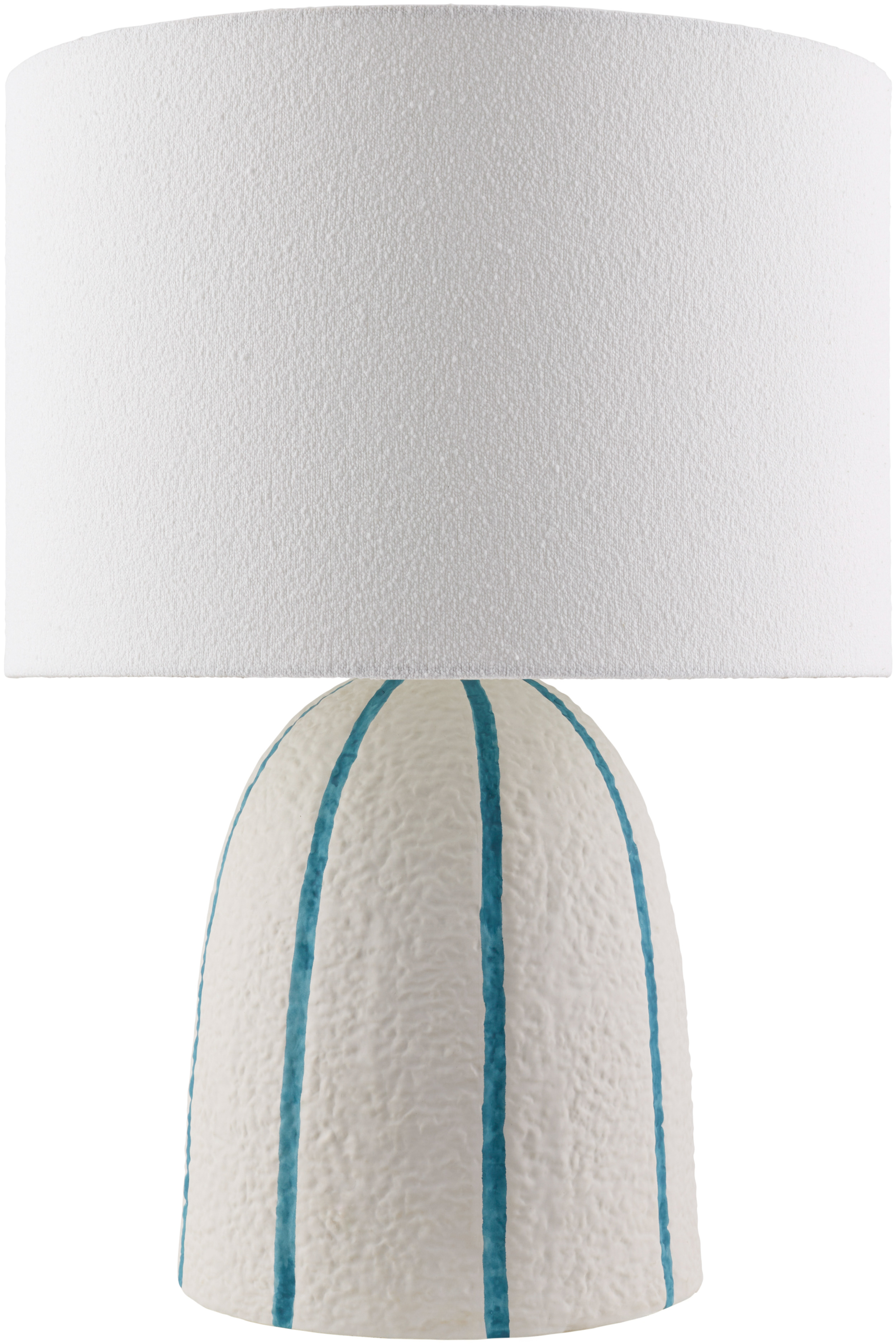 S/2 Roeden Stripe Cylinder Base Table Lamps, Clear/Gold | One
