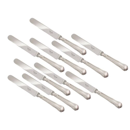 Christofle Marley Dinner Knives, Set of 10 Christofle Marley Dinner Knives, Set of 10