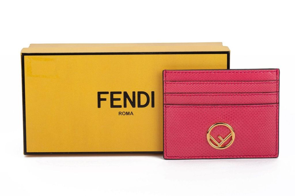 Fendi NIB Card Holder Pink~P77658451