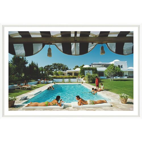 Slim Aarons, Poolside in Sotogrande