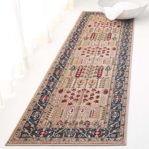 Margaux Rug, Beige/Navy