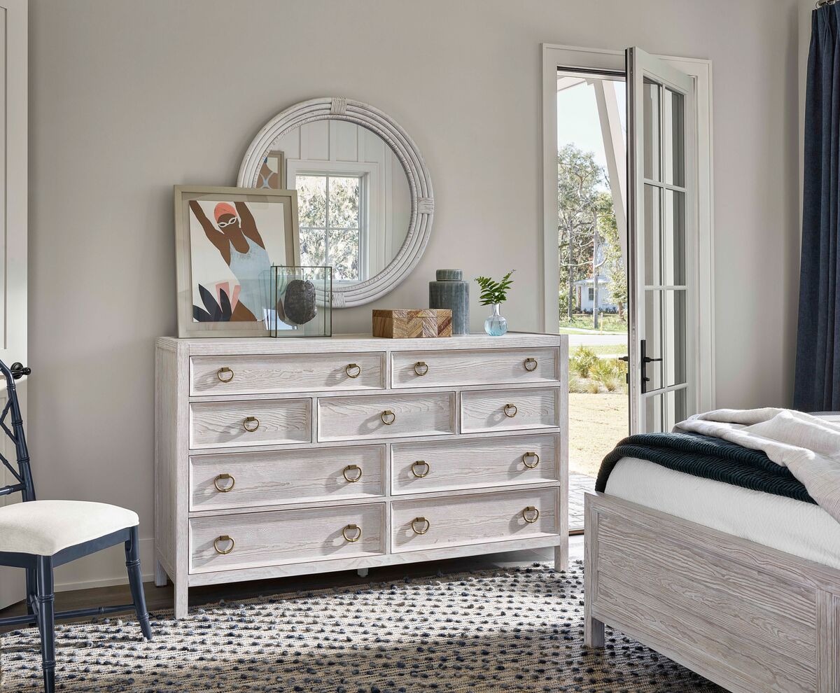 grey white washed dresser Hailey floraldresses