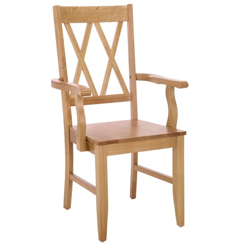 Priscille Double X Back Arm Chair Priscille Double X Back Arm Chair