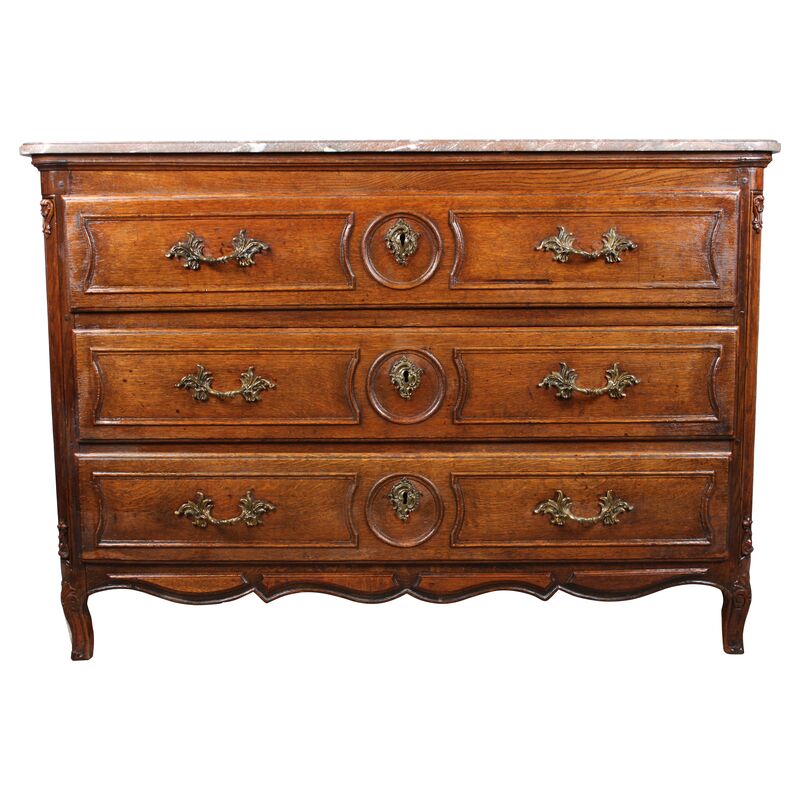 Blink Home Vintique - Louis XV-Style Marble-Top Commode | One Kings Lane