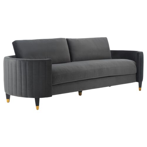 Belith Performance Velvet Sofa