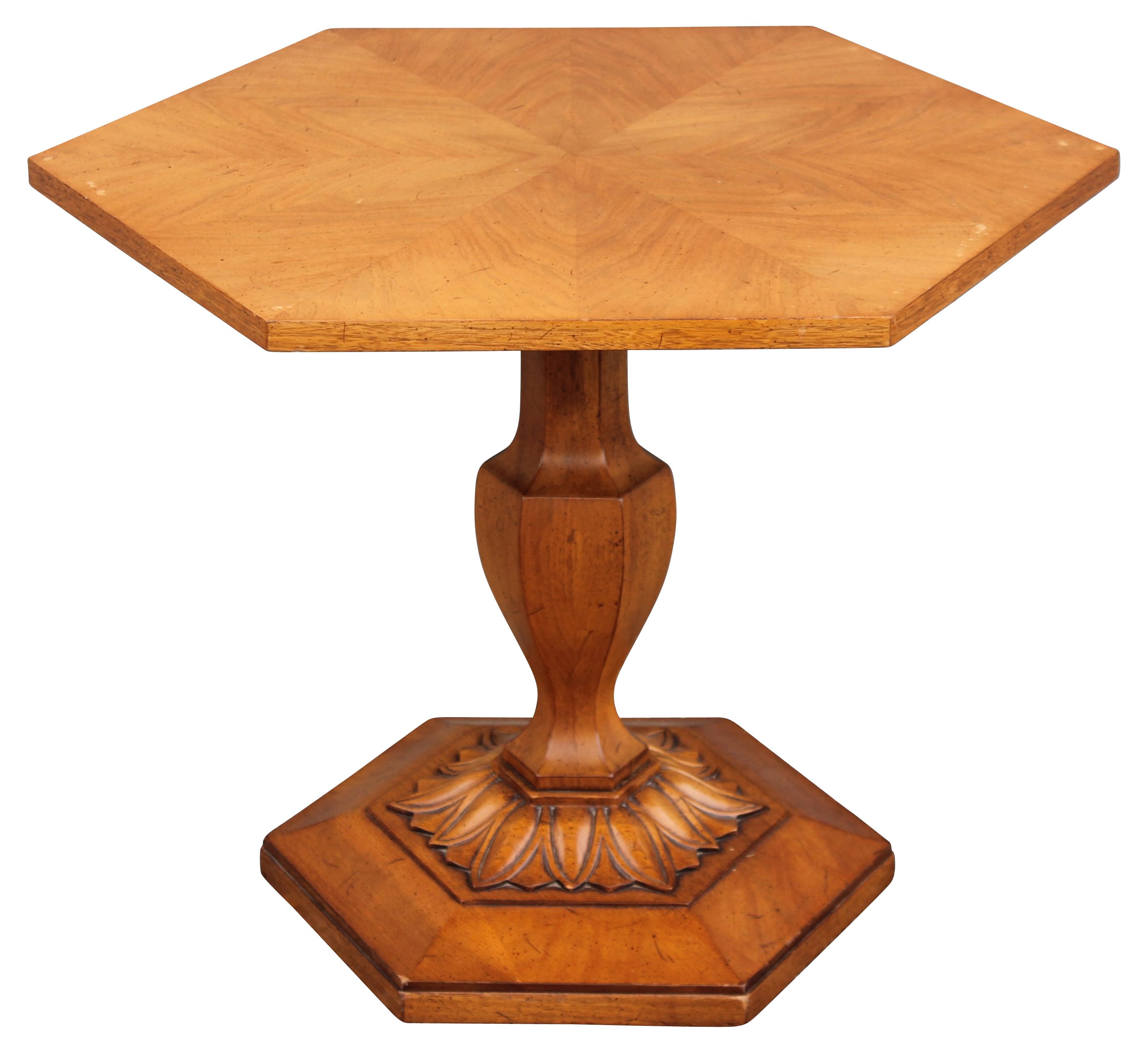 Hexagonal Center Table w/ Palm~P77543557