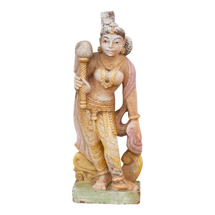 Antique Indian Stone Garden Statue