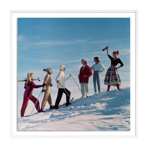 Getty Images, Skiing Party