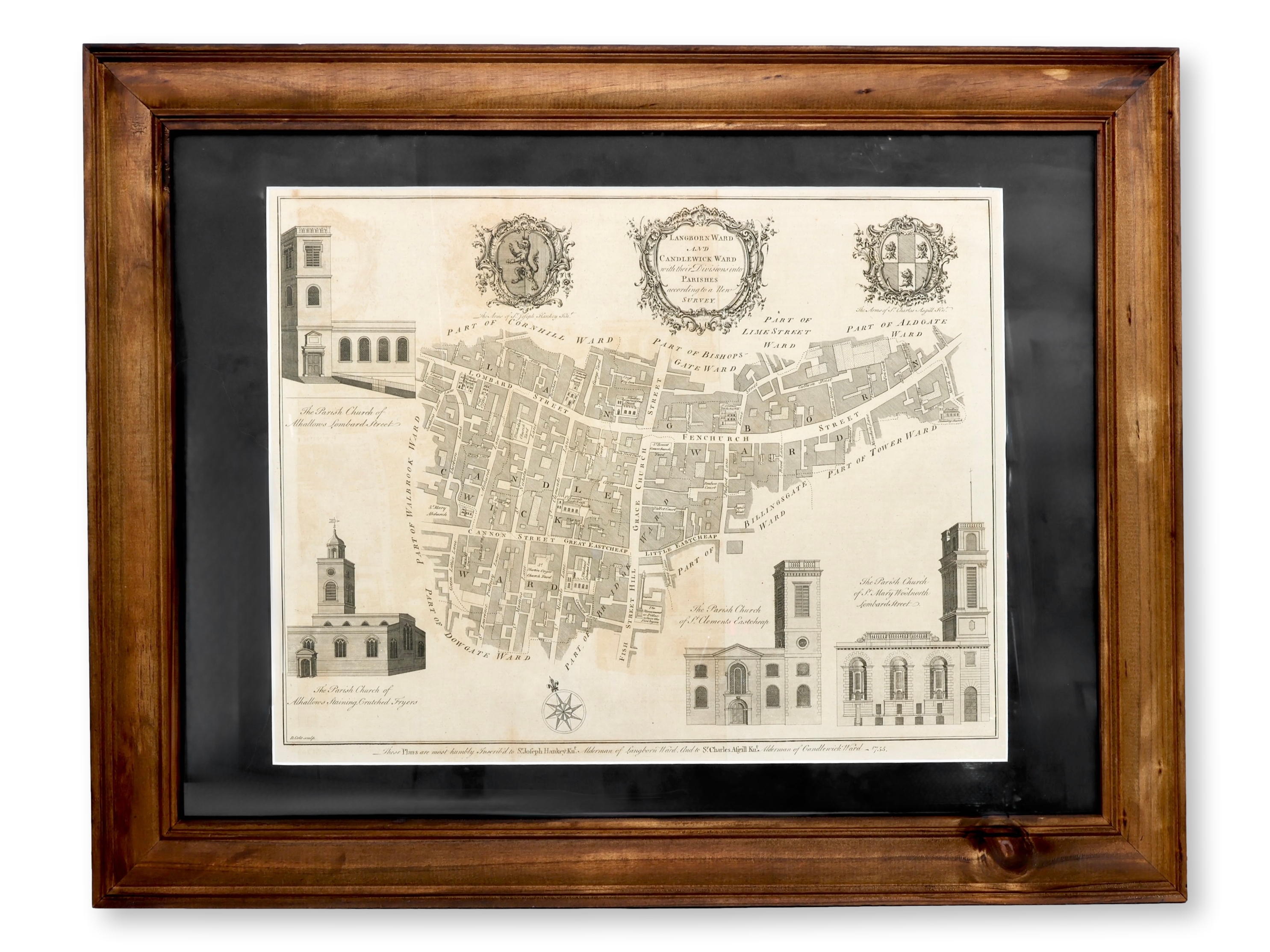 Original 1755 Cartography Map of London~P77729731