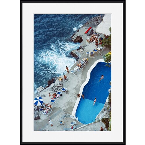Slim Aarons, Pool on Amalfi Coast