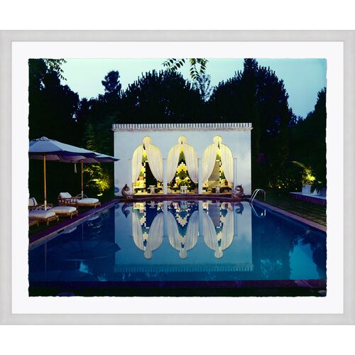 Vogue Magazine, "Valentino's Swimming Pool", Horst P. Horst, August 1, 1974 Photograph