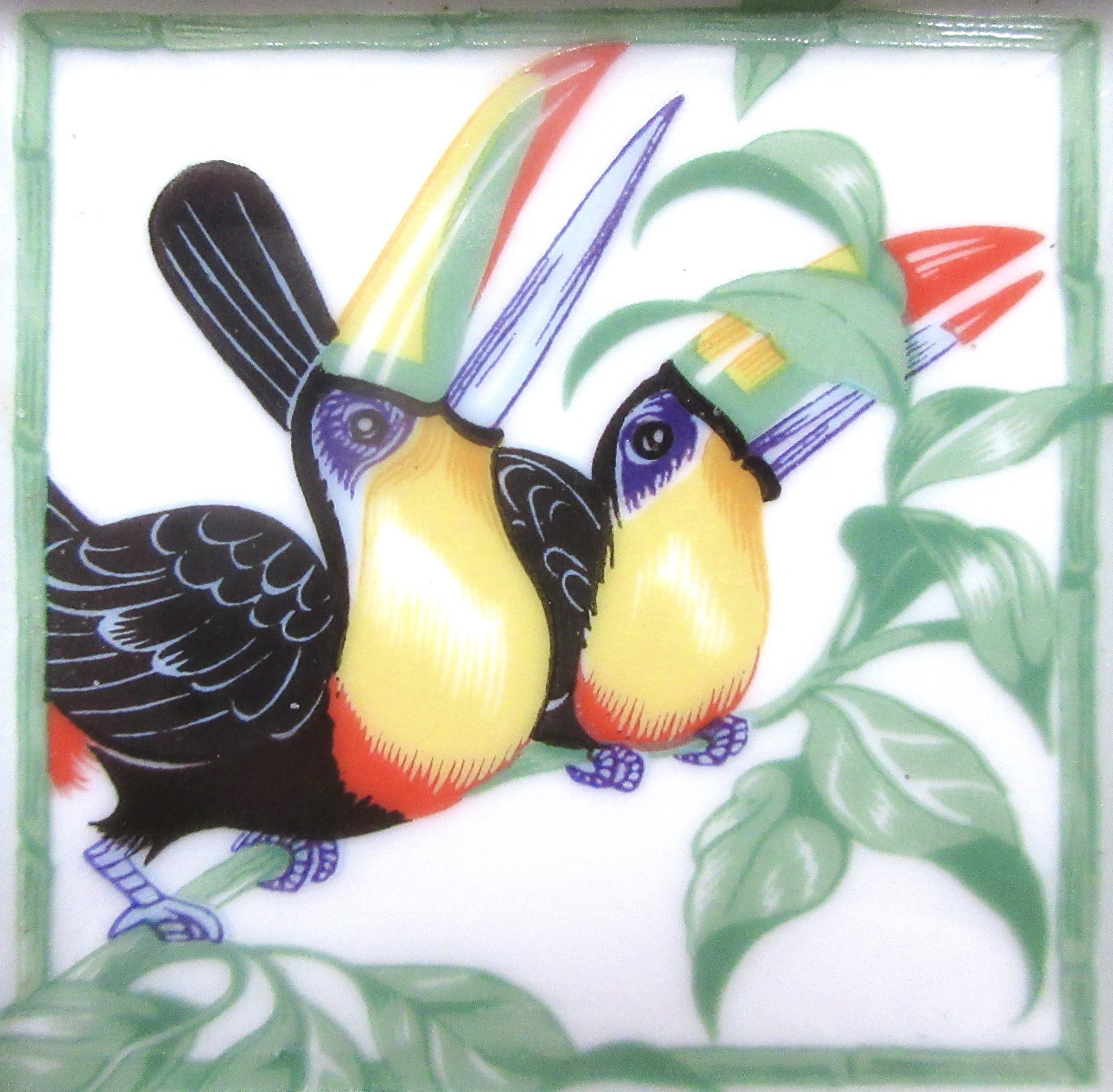 Hermes French Porcelain Toucans Tray~P77692981