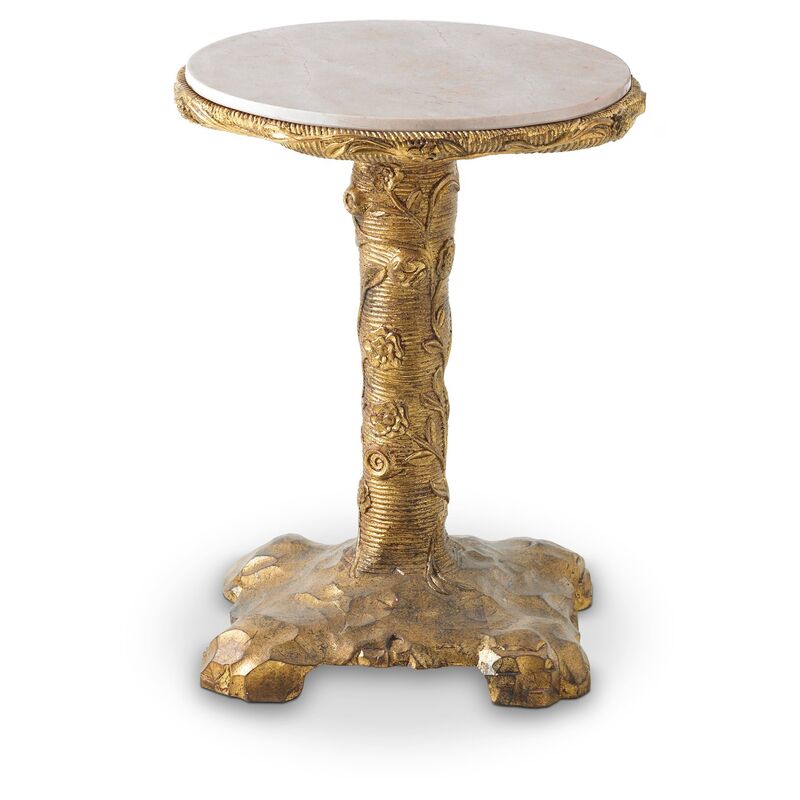 Albero Side Table, Gold