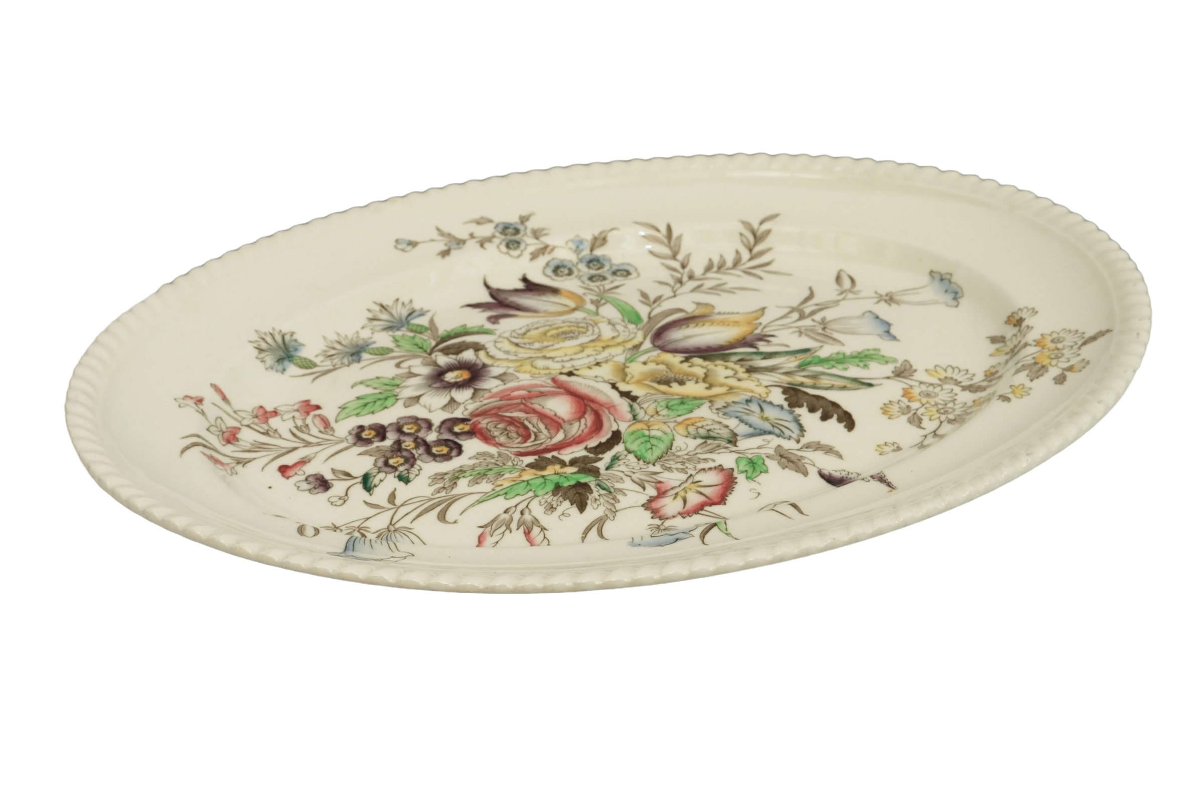 Floral Ceramic Platter by Johnson Bros~P77696425