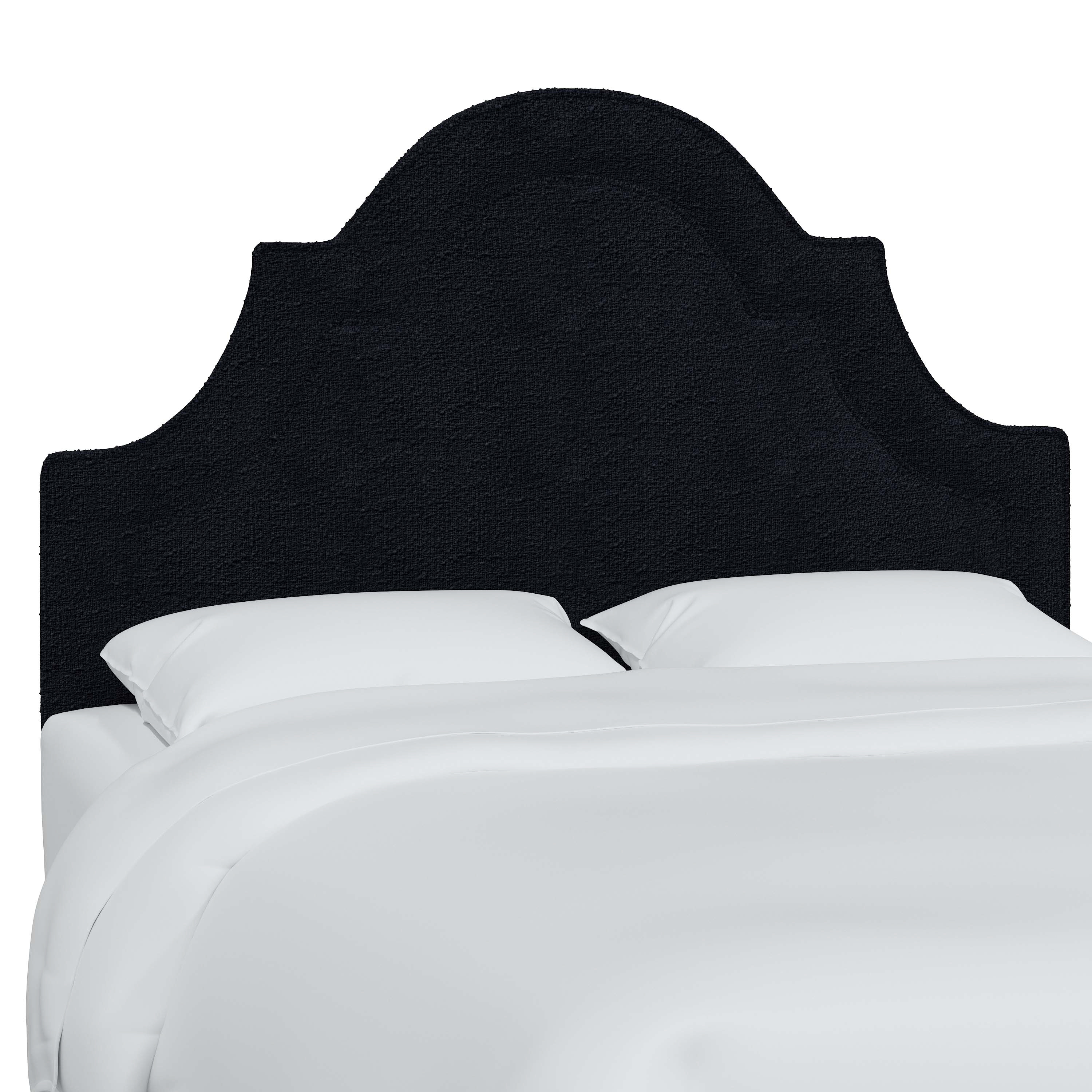 Kennedy Bouclé Arched Headboard | One Kings Lane