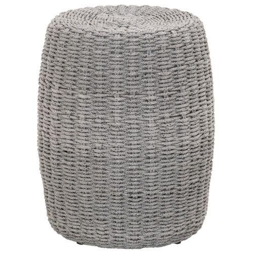 Easton Outdoor Rope Side Table, Platinum~P77488065