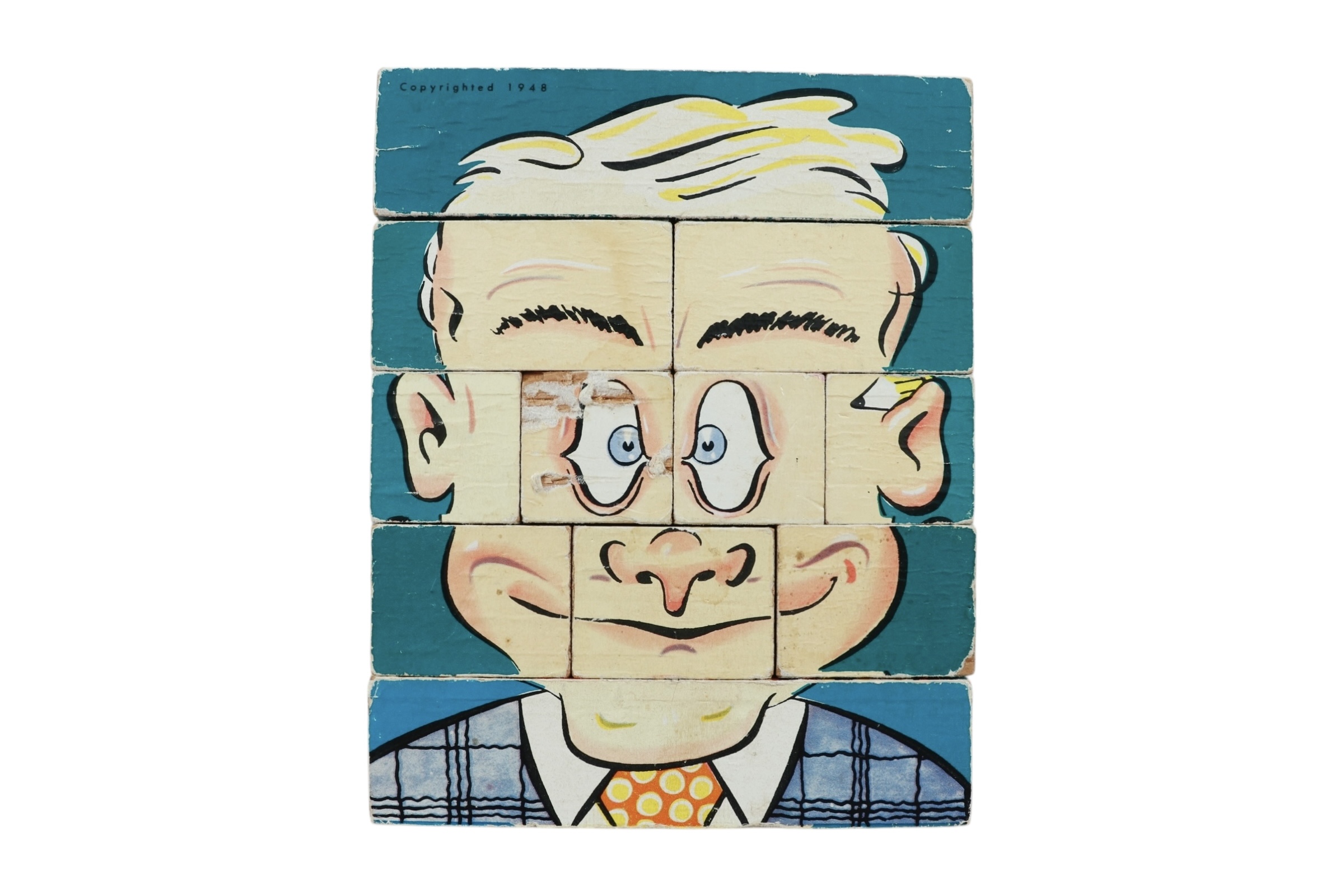1948 Changeable Charlie Block Puzzle~P77718290