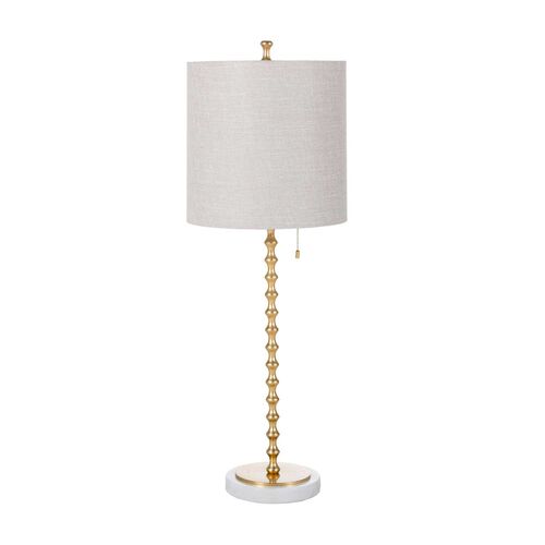 Addie Table Lamp, Gold Leaf/White~P77397249