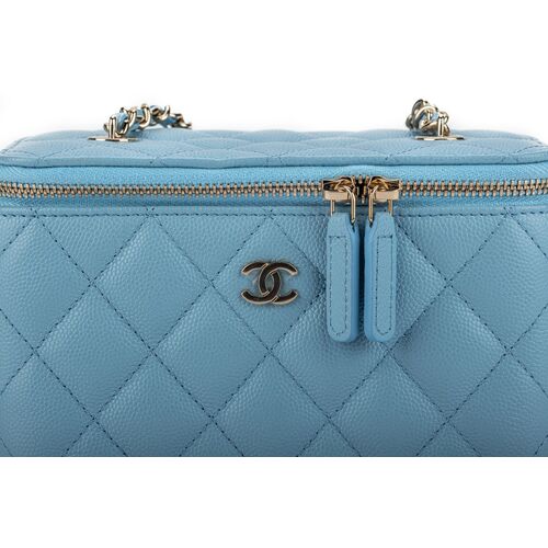 Chanel New 2022 Celeste Small Trunk Bag