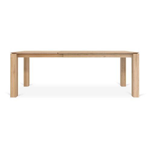 Slice Extension Dining Table, Oak~P77494307