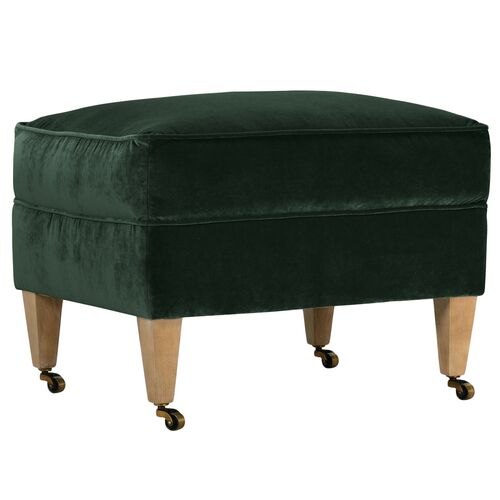Elodie Velvet Ottoman
