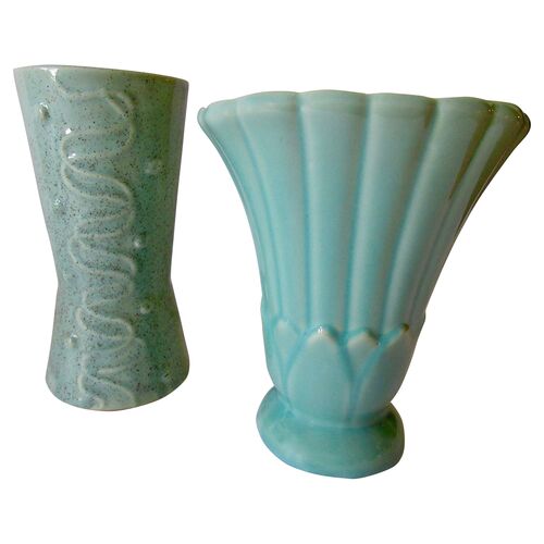 LULU ASA Vase en céramique Rose pâle 35,6 cm