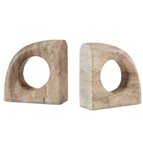S/2 Russo Travertine Objects, Natural