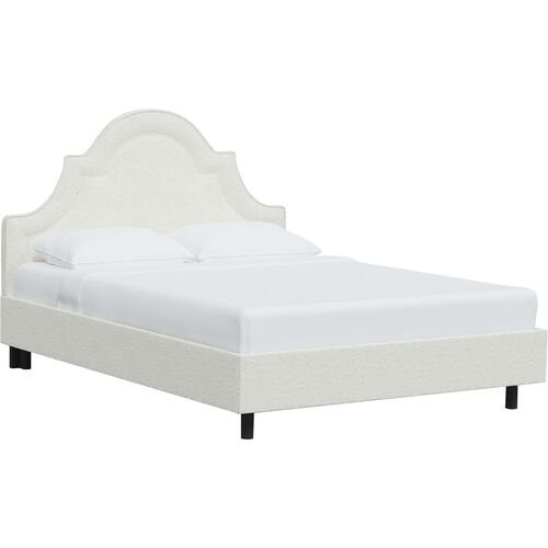 Kennedy Boucle Arched Platform Bed~P77648654
