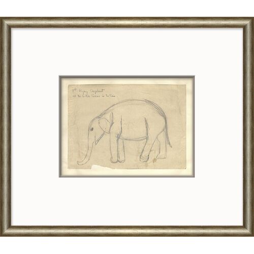 At the Zoo Sketch Series, Elephant At the Zoo Sketch Series, Elephant