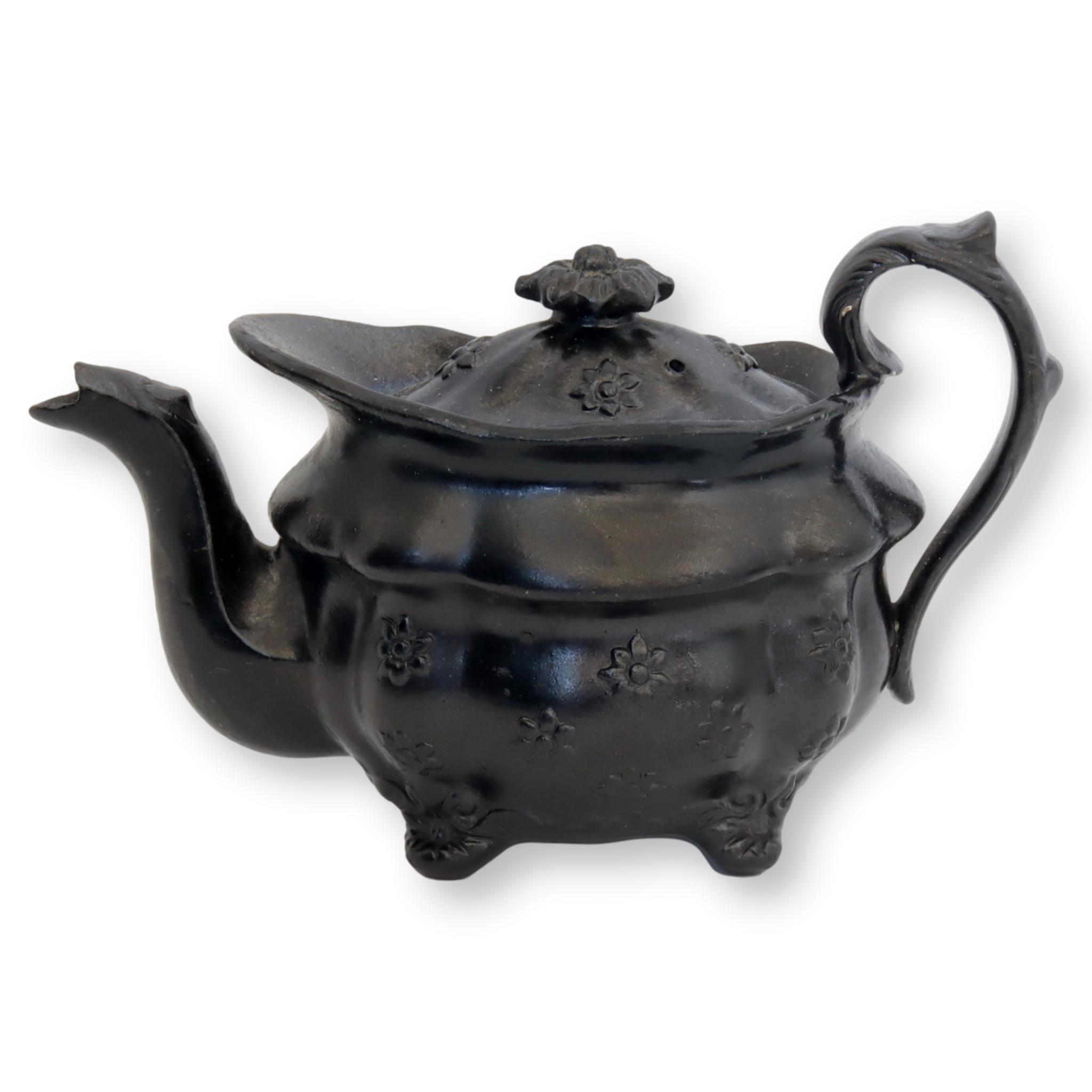 C-19th Childern's Size Basalt Teapot~P77658682